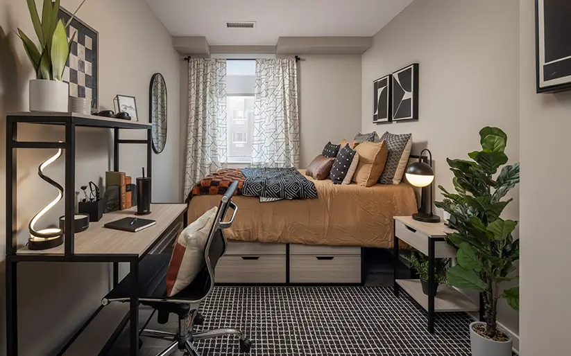 furnished living space