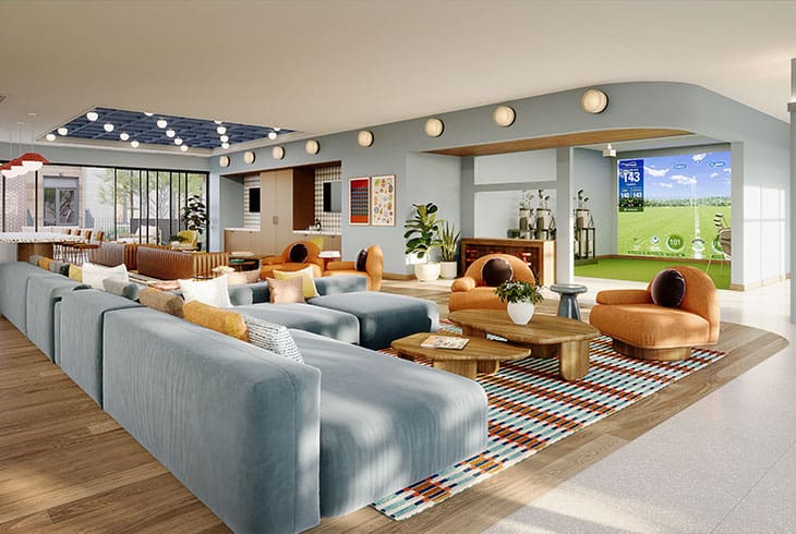 Lounge area