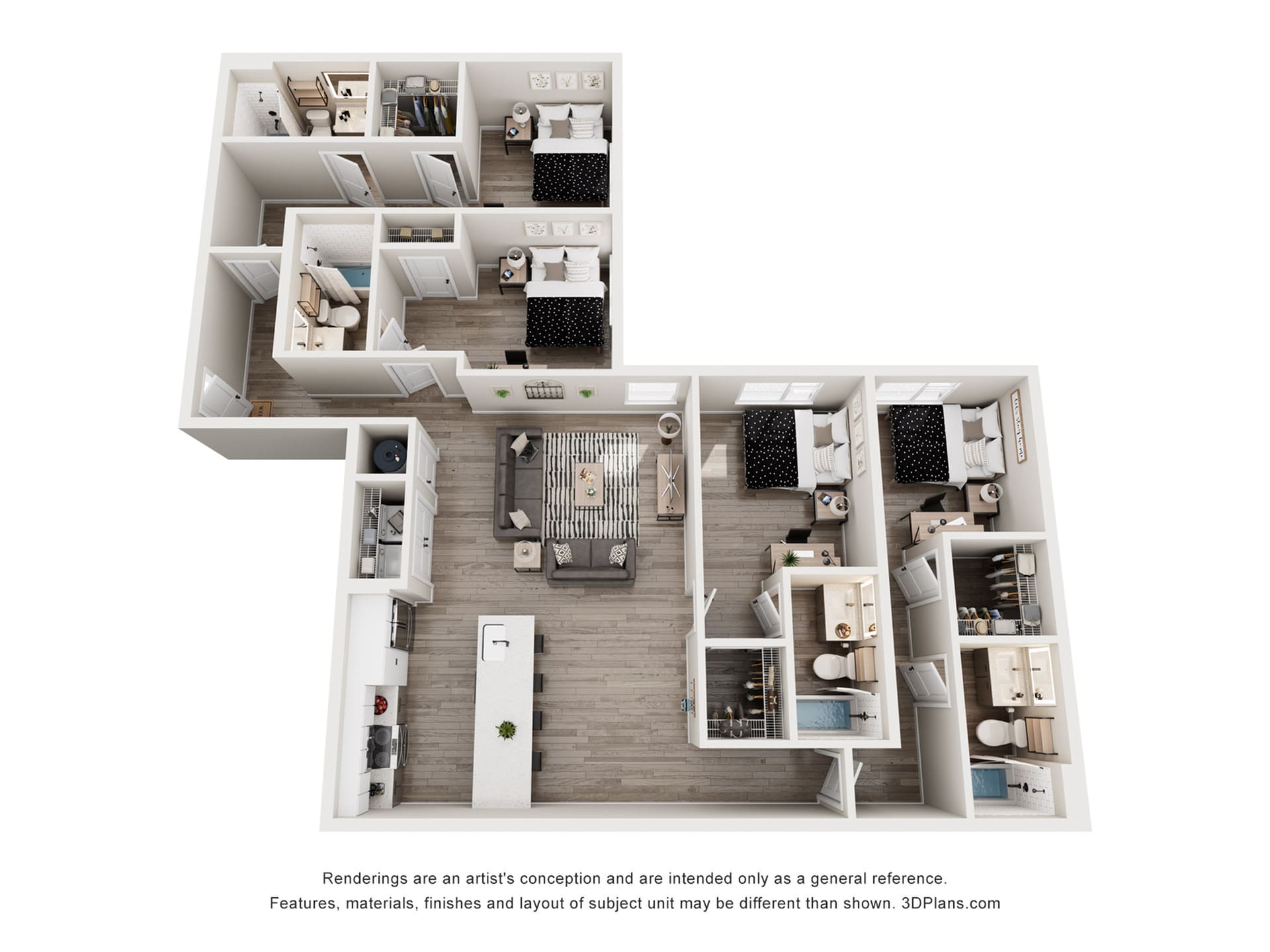 Dogwood - 4x4 floor plan